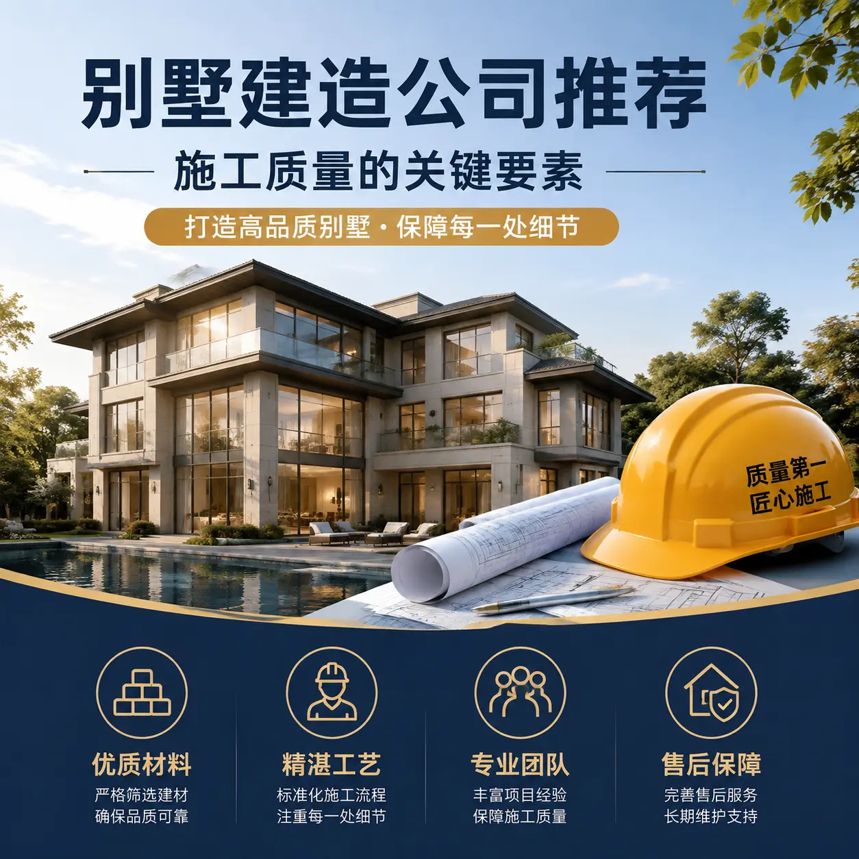 别墅建造公司推荐： 麻江 施工质量的关键要素