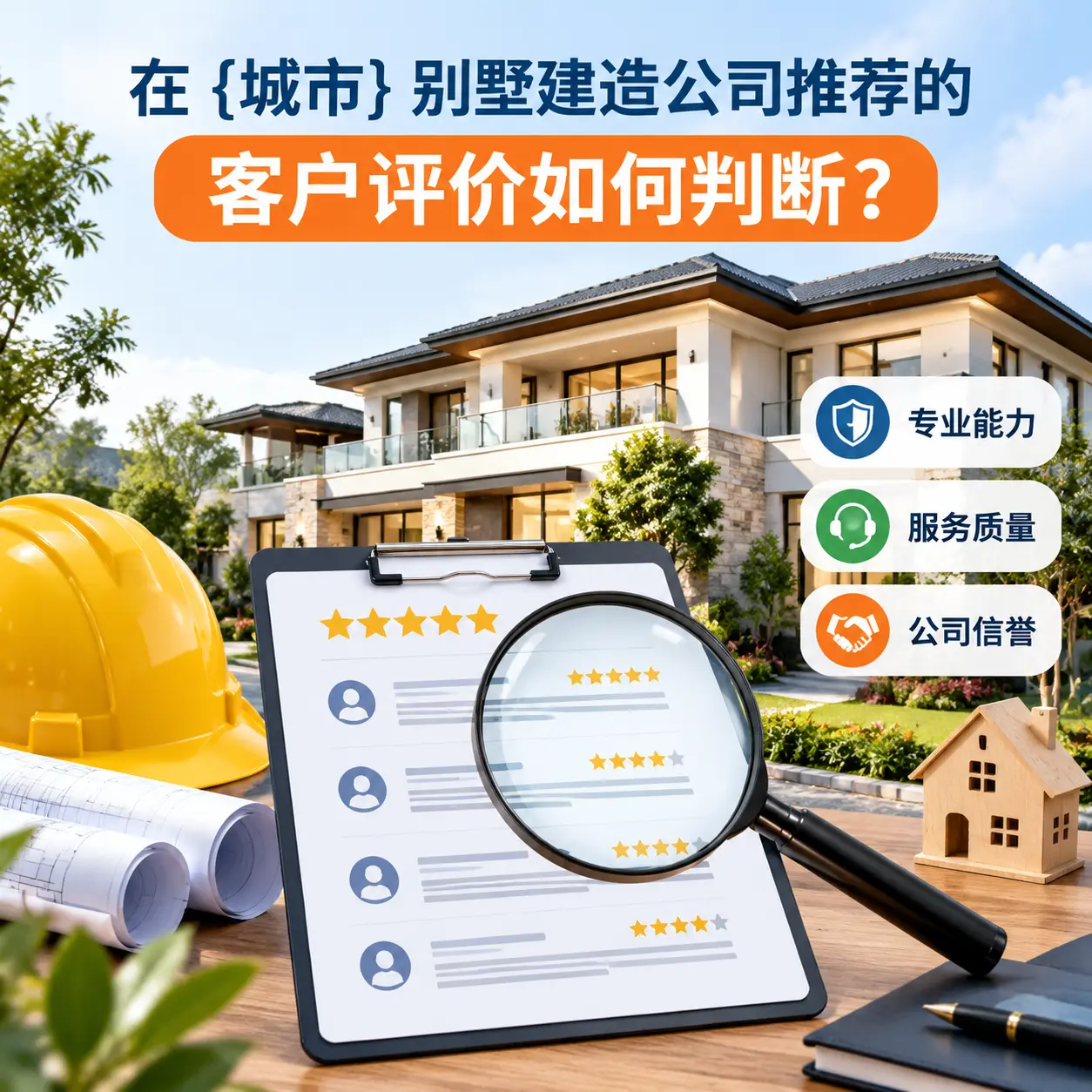 在 麻江 别墅建造公司推荐的客户评价如何判断？