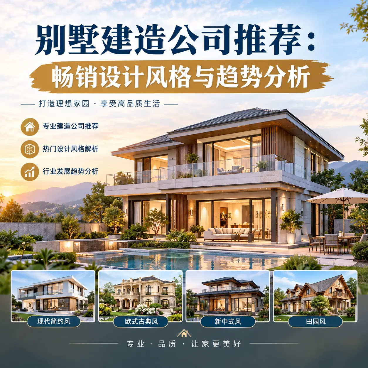 别墅建造公司推荐: 麻江 畅销设计风格与趋势分析