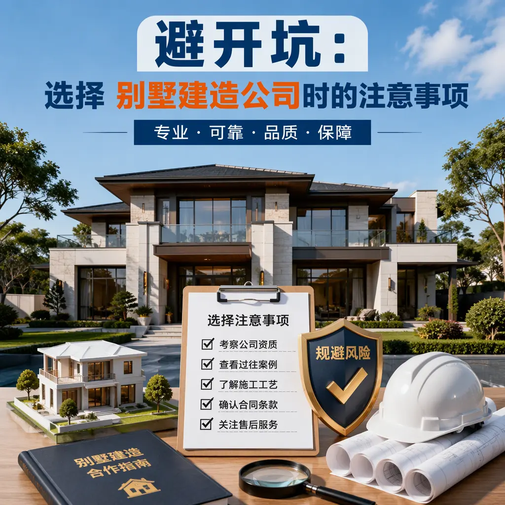 避开坑:选择 麻江 别墅建造公司时的注意事项