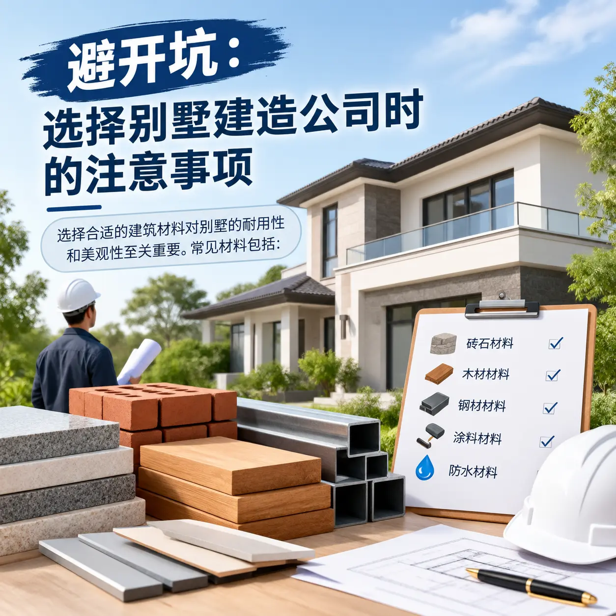 避开坑:选择 麻江 别墅建造公司时的注意事项
