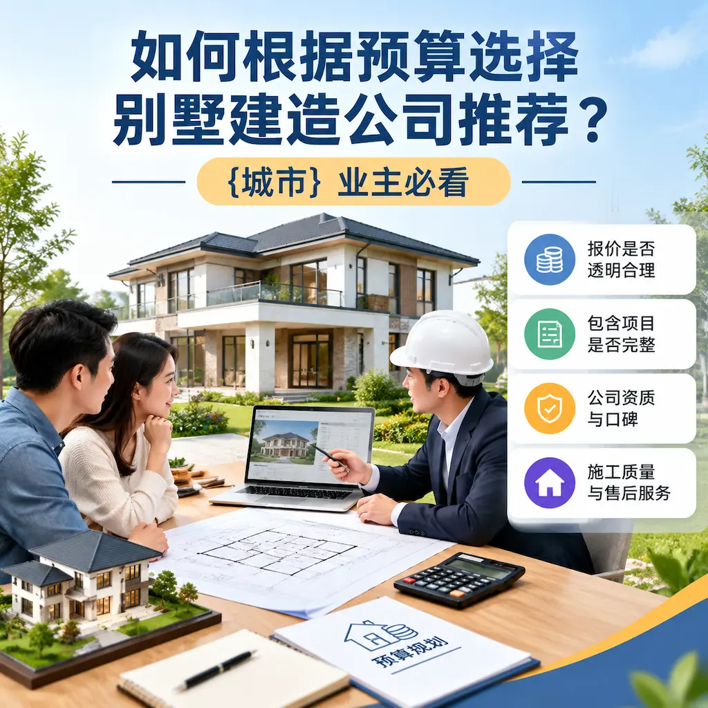 如何根据预算选择别墅建造公司推荐? 麻江 业主必看