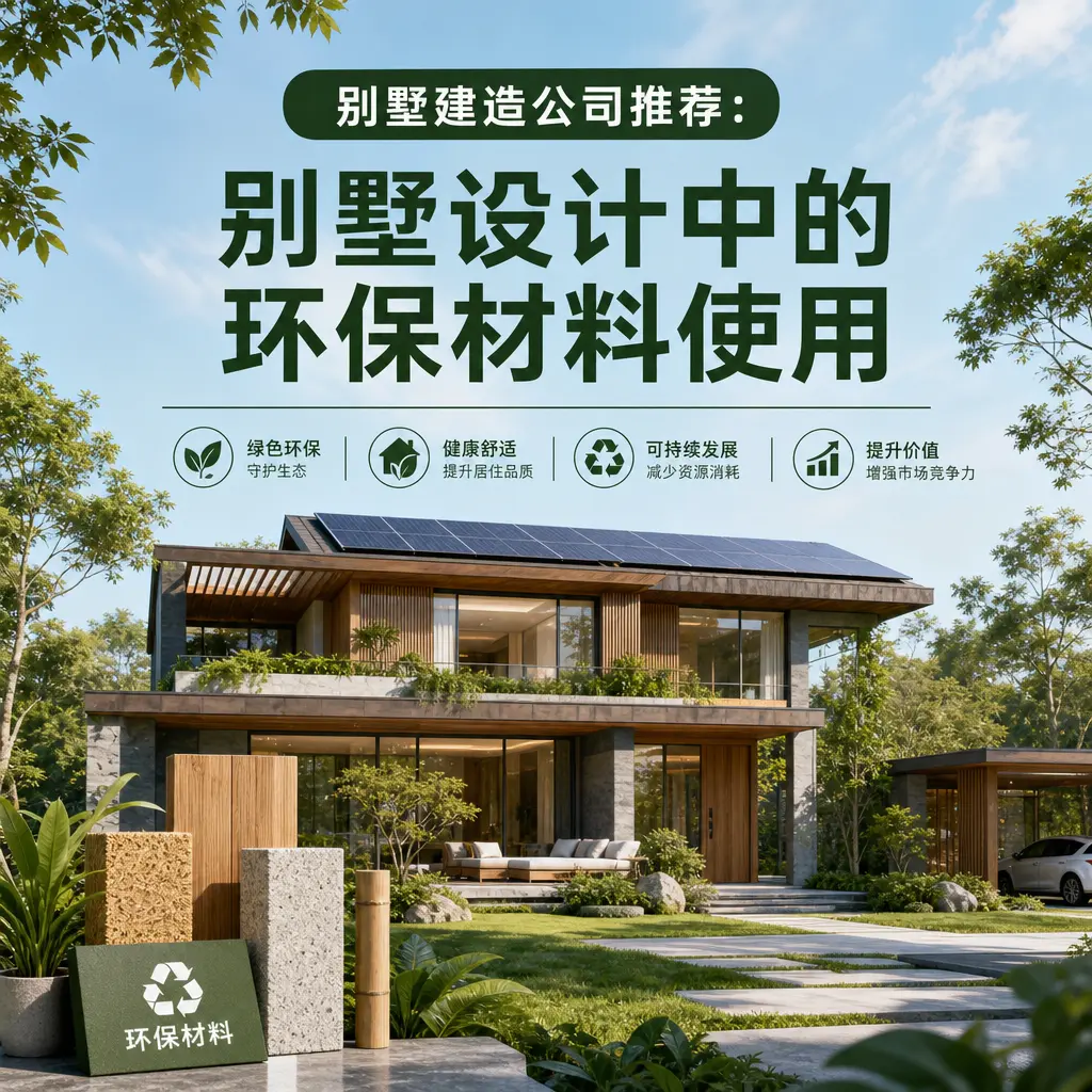 别墅建造公司推荐: 麻江 别墅设计中的环保材料使用