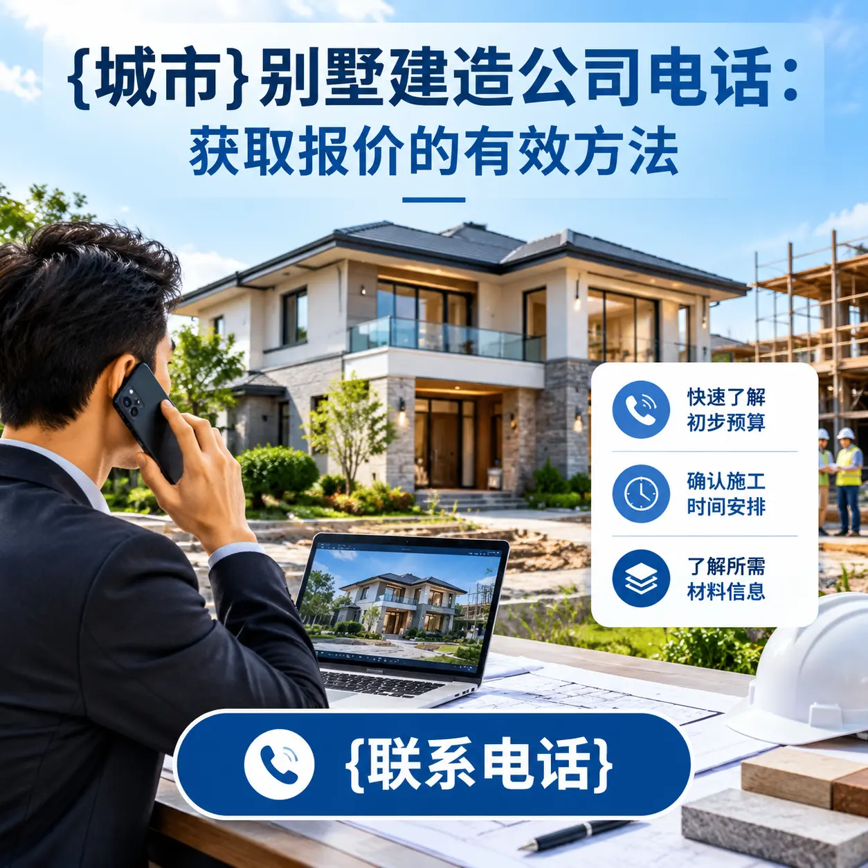 麻江别墅建造公司电话：获取报价的有效方法